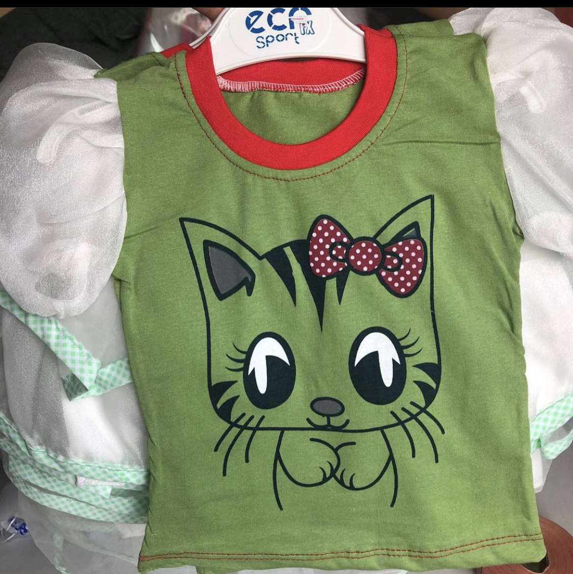 TÜL ETEKLİ TÜL KOLLU ETEKLİ TAKIM