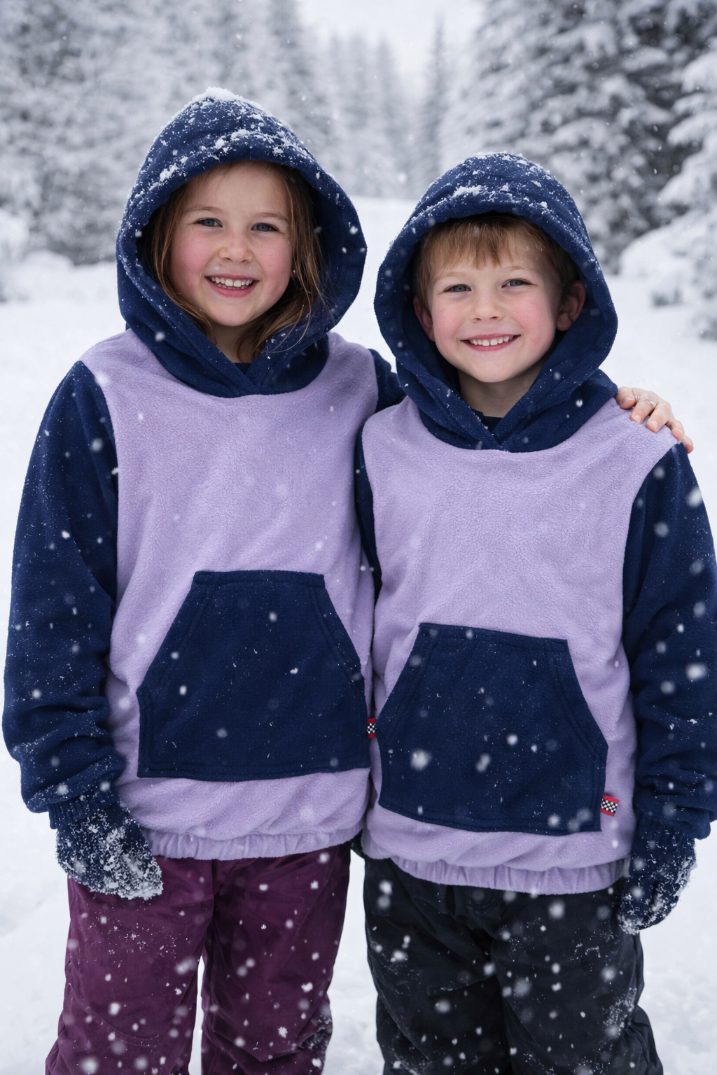 LİLA-LACİVERT POLAR KAZAK