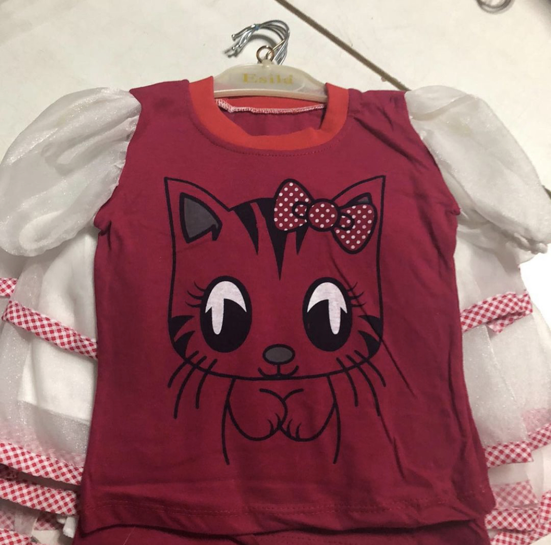 TÜL ETEKLİ TÜL KOLLU ETEKLİ TAKIM