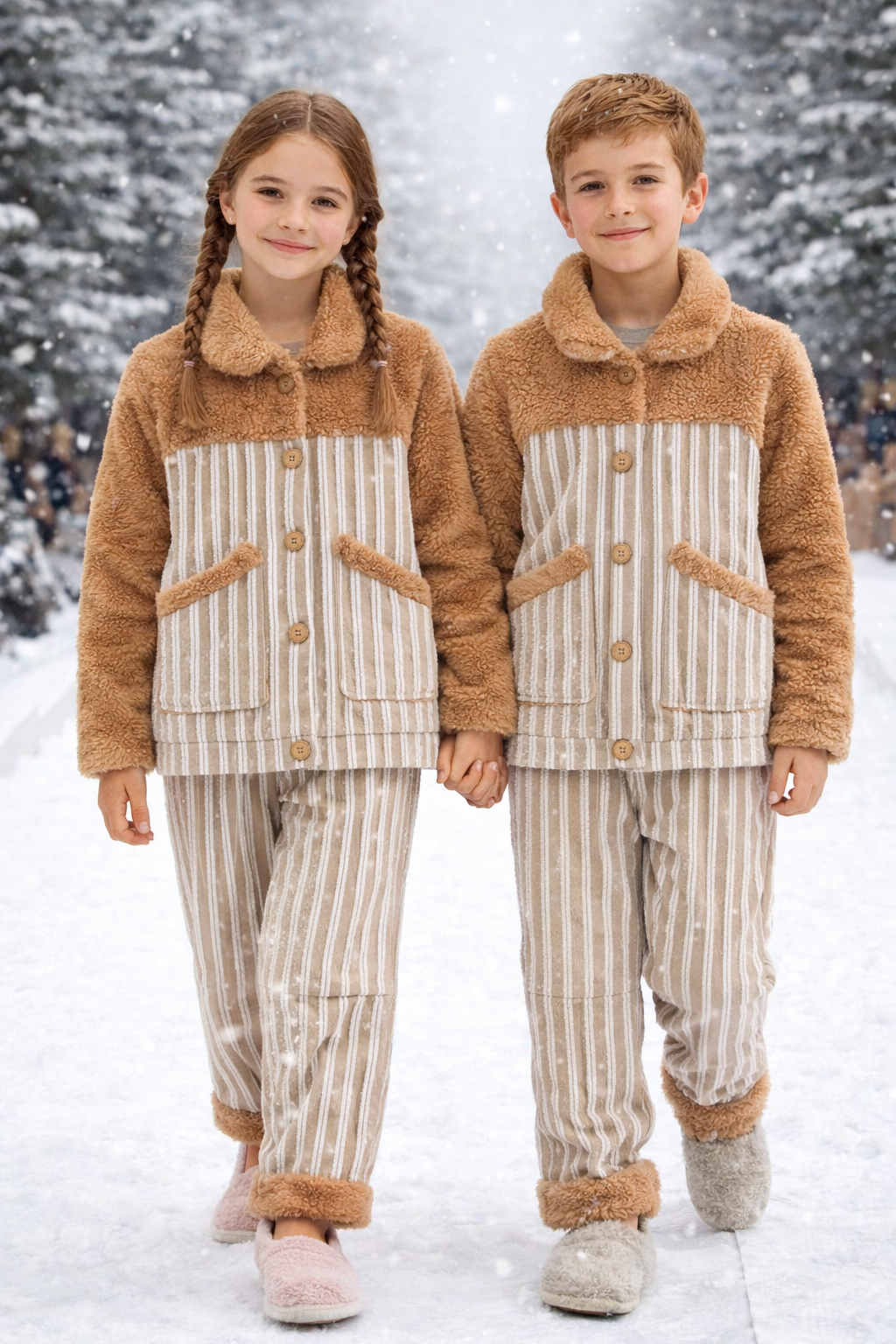 VERSOFT GARNİLİ ÇİZĞİLİ İKİLİ TAKIM