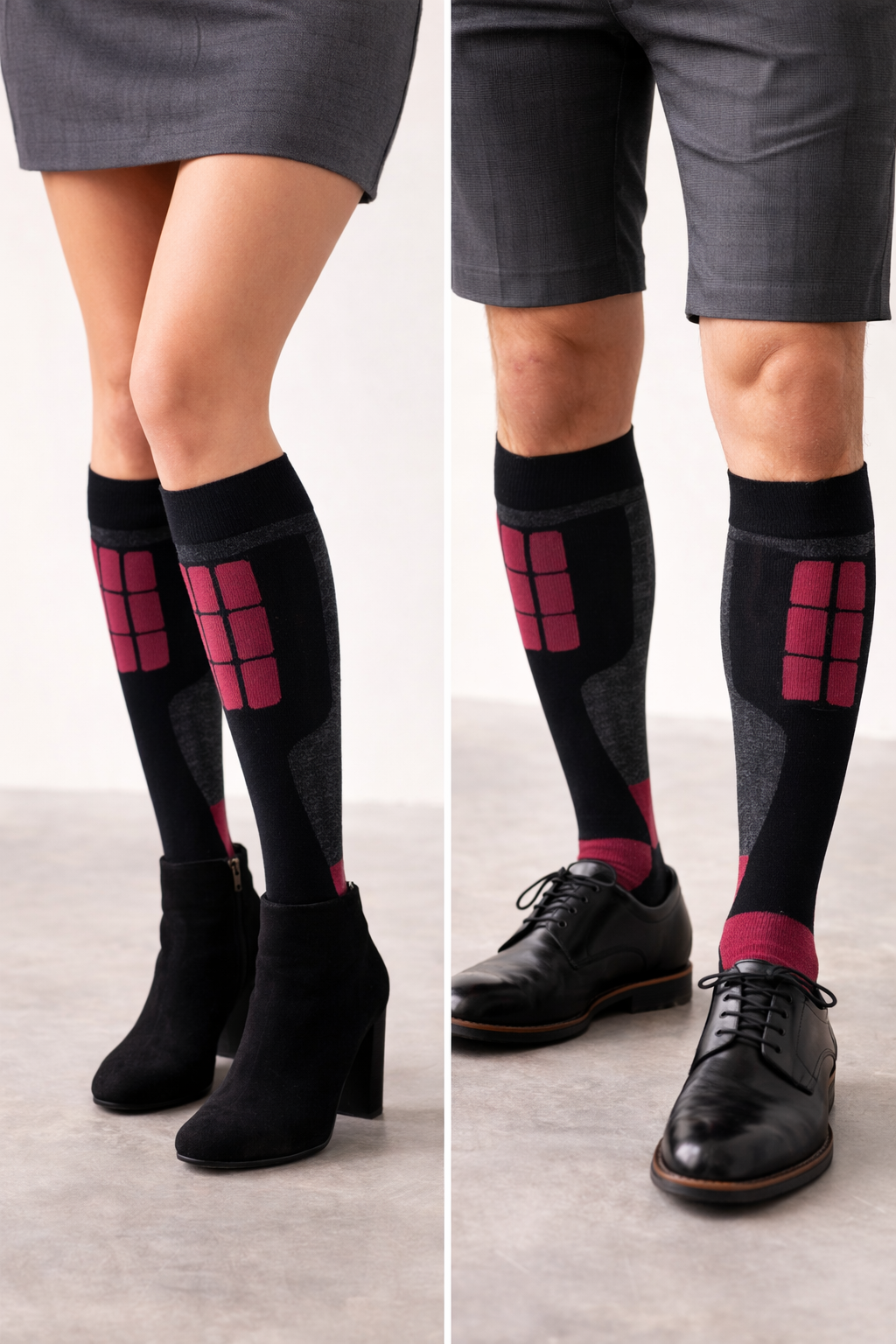 DOKULU DİZ ALTI ÇORAP