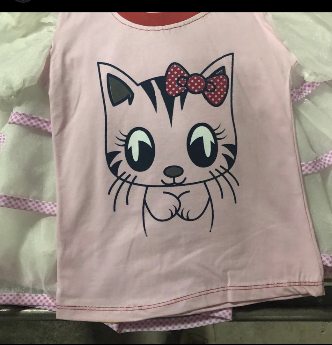 TÜL ETEKLİ TÜL KOLLU ETEKLİ TAKIM