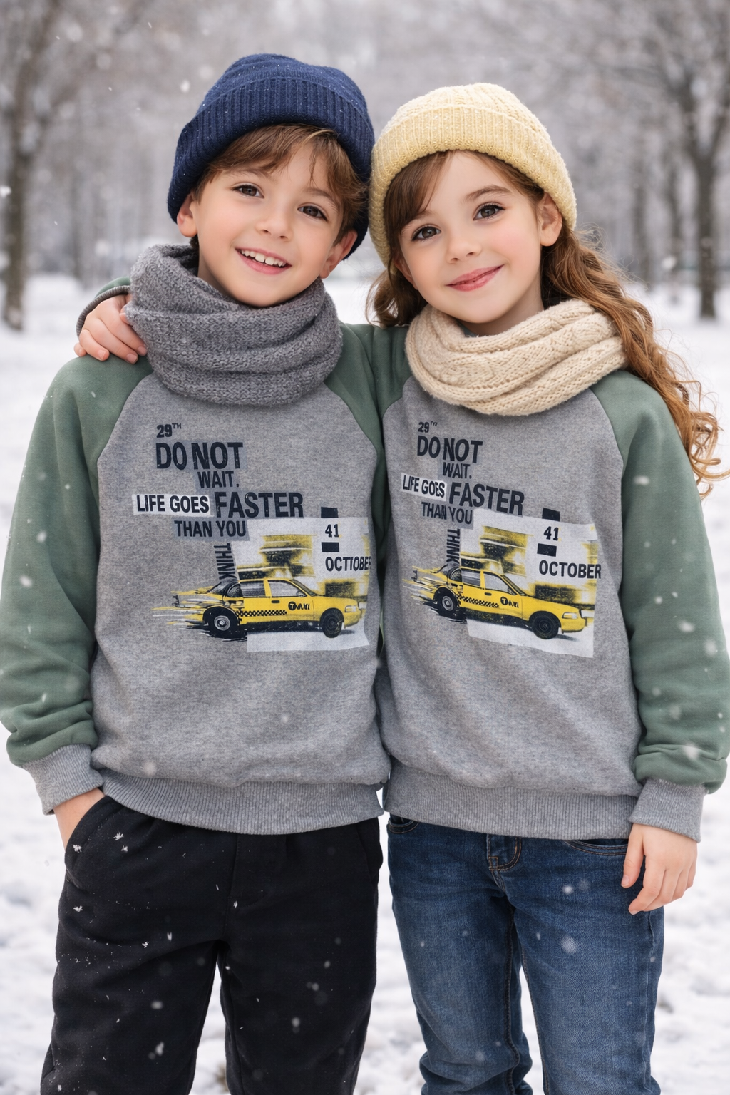 SU YEŞİLİ REGLAN KOLLU GRİ TEK ÜST