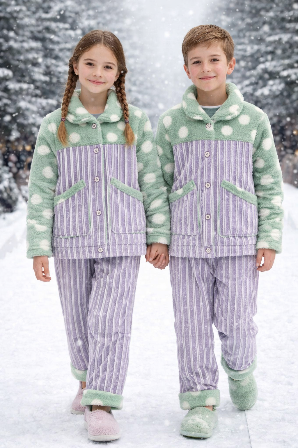 VERSOFT GARNİLİ ÇİZĞİLİ İKİLİ TAKIM